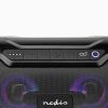 Bluetooth speaker NEDIS, BOOMBOX SPBB310BK, portable, 60W, 3000mAh - 8