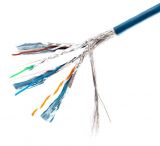 LAN cable SFTP Cat7, 8 conduct., 0.26mm2, solid, copper