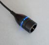 Extension cord 5m, 3x1.5mm2, IP20, black, with key, illuminated
 - 3