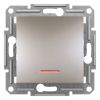 Light switch one-way single, 10A, bronze, EPH1400169