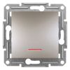 Light switch one-way single, 10A, bronze, EPH1400369