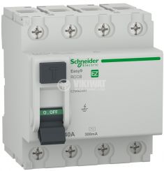 Residual-current circuit breaker 4P 40A 300mA EZ9R62440 Schneider