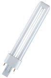 Енергоспестяваща лампа, DULUX S BL, G23, 9W, 230VAC, ултравиолетова