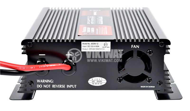 Инвертор V301-600W-12V, 12VDC-220VAC, 600W, модифицирана синусоида - 4