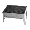 Charcoal barbecue, stainless steel
