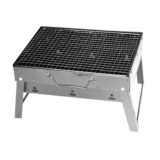 Charcoal barbecue, stainless steel