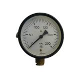 Gauge, indicator, analog, ф100x50mm, 0~250кPa, 5кPa, NO+NC