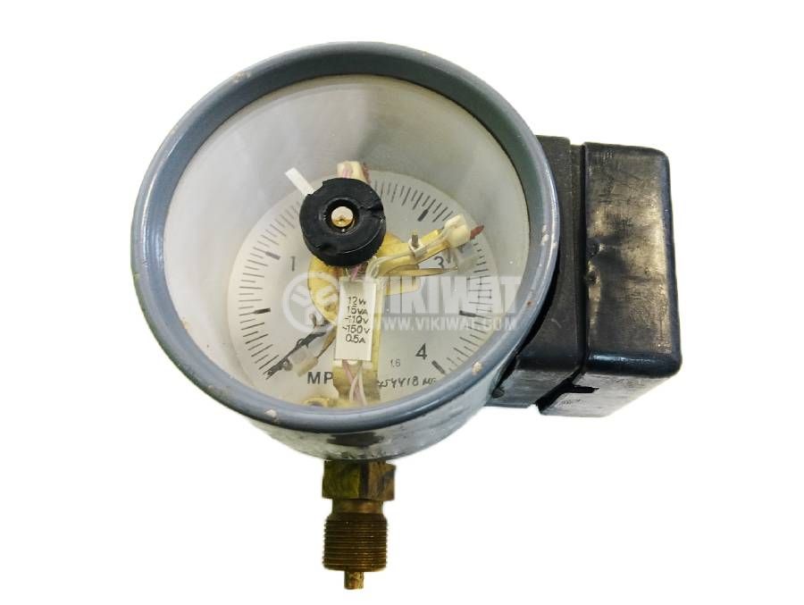 Манометър, индикаторен, аналогов, ф100x90mm,0~4MPa, 0.5Mpa, NO+NC
 - Викиват Манометър, индикаторен, аналогов, ф100x90mm,0~4MPa, 0.5Mpa, NO+NC