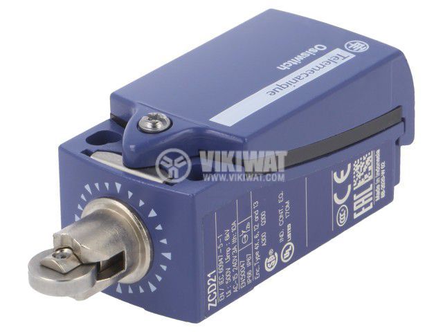 Limit switch XCKD2102P16, SPDT-NO+NC, 3A/240VAC, roller