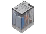 Relay electromagnetic 55.12.9.012.0000, Ucoil 12VDC, 20A, 230VAC, DPDT, 2xNO+2xNC