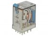 Relay electromagnetic 55.34.9.024.0040, Ucoil 24VDC, 15A, 250VAC, 4PDT