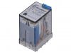 Relay electromagnetic 55.34.9.024.0090, Ucoil 24VDC, 15A, 250VAC, 4PDT
