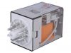 Relay electromagnetic 60.12.8.024.0040, Ucoil 24VAC, 10A, 250VAC, DPDT