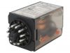 Relay electromagnetic 6-1393091-8, Ucoil 12VDC, 10A, 250VAC, 3PDT