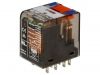 Relay electromagnetic 6-1415001-1, Ucoil 24VDC, 6A, 250VAC, 4PDT