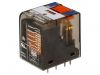 Relay electromagnetic 7-1419135-2, Ucoil 24VDC, 6A, 250VAC, 4PDT
