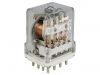 Relay electromagnetic R15-2014-23-1012, Ucoil 12VDC, 20A, 250VAC, 4PDT