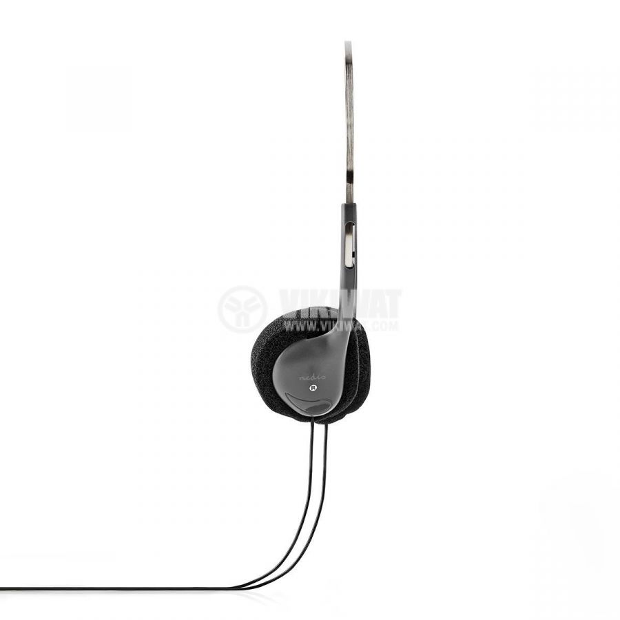 Слушалки HPWD1102BK, жак 3.5mm, 32Ohm, 6m, черни - 4
