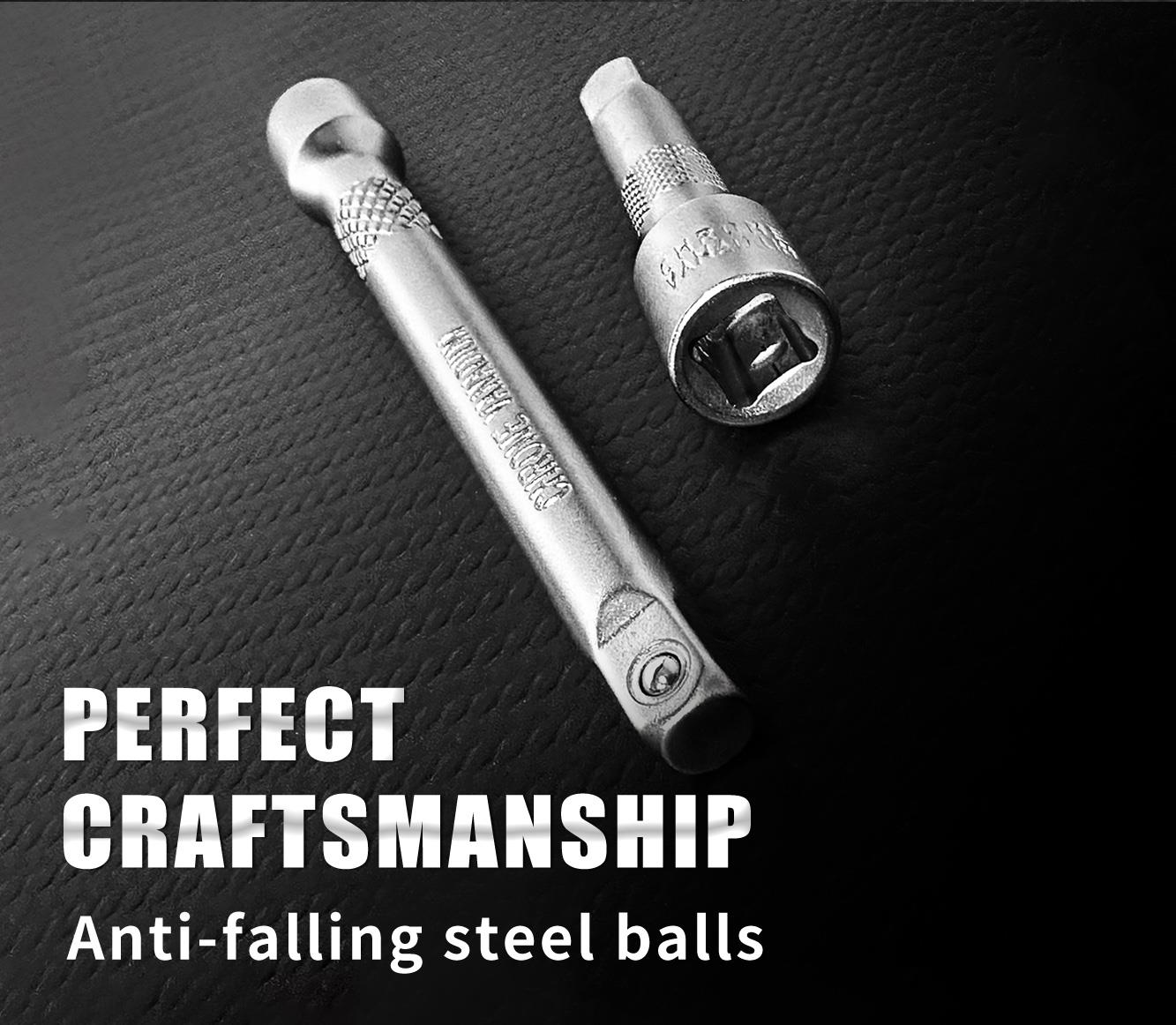 Комплект гедоре, тресчотка и битове, 38 части, SD-2338M, PRO'S KIT