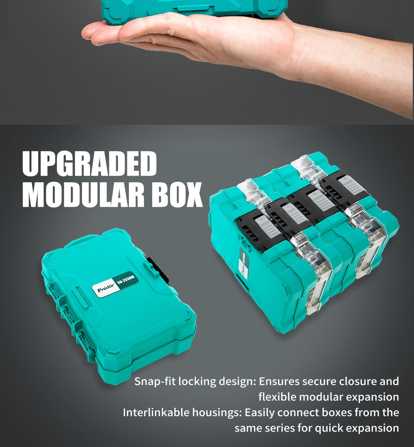 Комплект гедоре, тресчотка и битове, 38 части, SD-2338M, PRO'S KIT