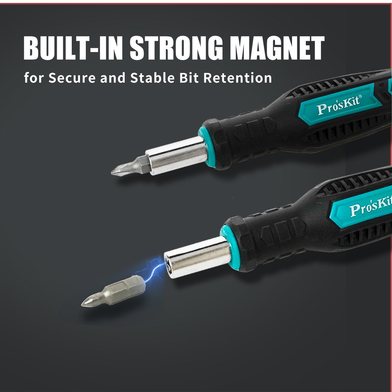 Комплект гедоре, тресчотка и битове, 38 части, SD-2338M, PRO'S KIT