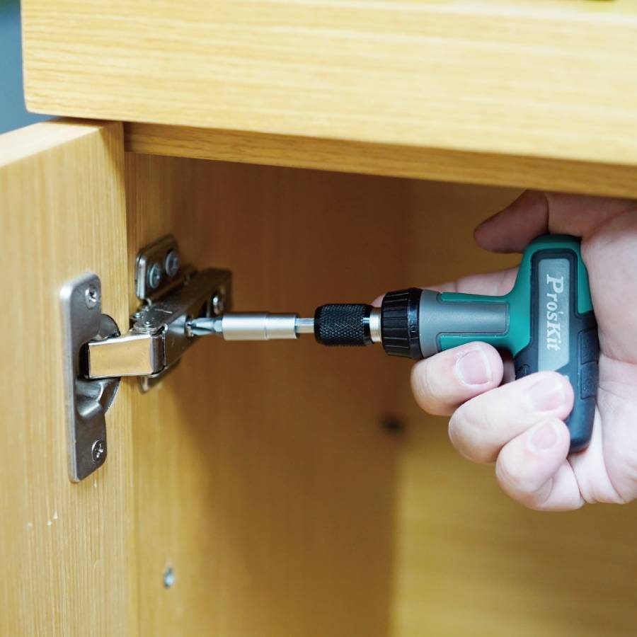 Комплект гедоре, тресчотка, вложки и битове, 25 части, SD-2325, PRO'S KIT