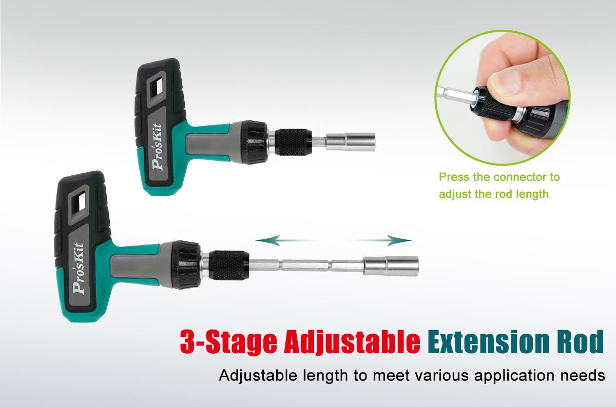 Комплект гедоре, тресчотка, вложки и битове, SD-2325, 25 части