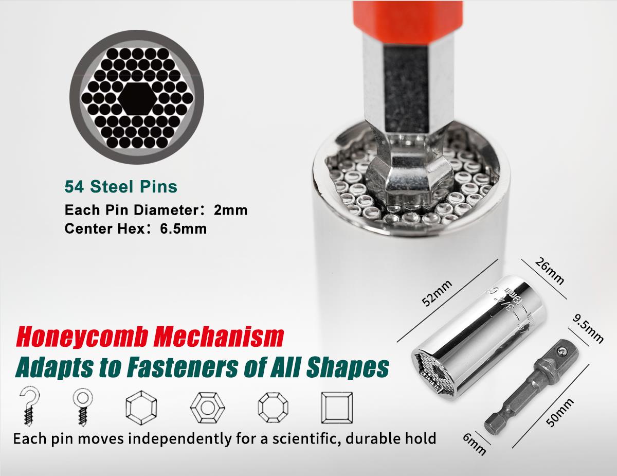 Комплект гедоре, тресчотка, вложки и битове, SD-2325, 25 части