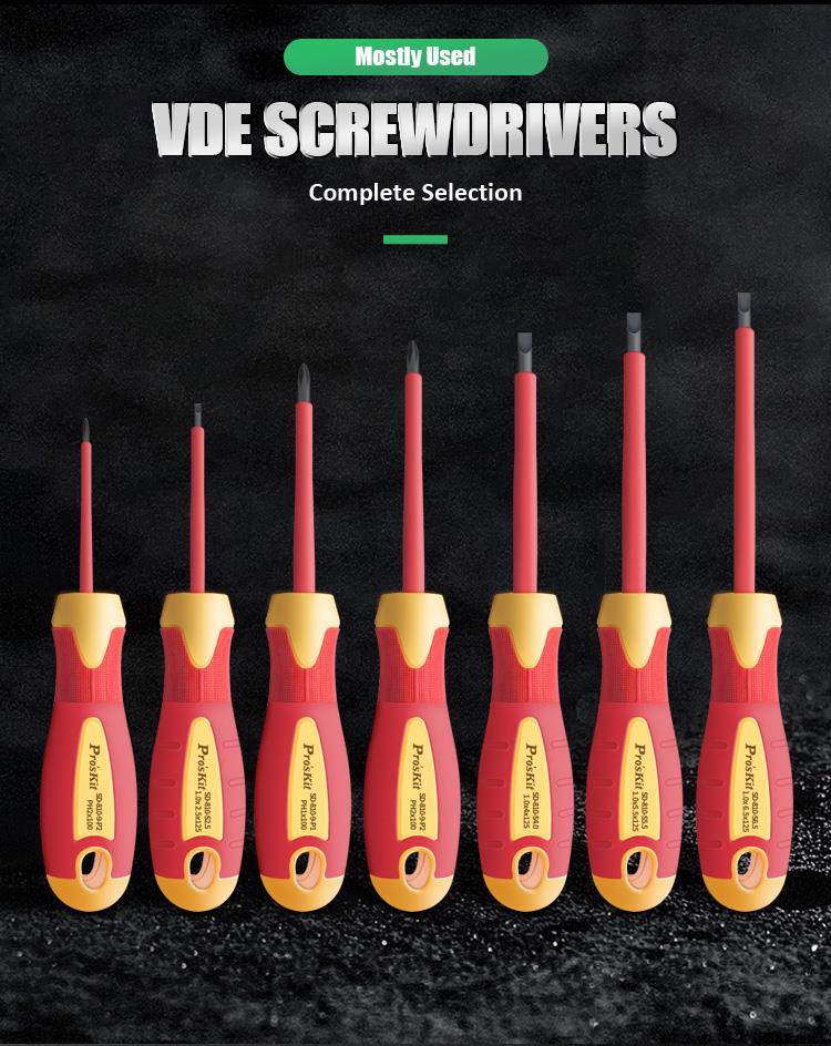 Pliers Screwdriver Set, 11 Pieces, PK-2802, PRO'S KIT