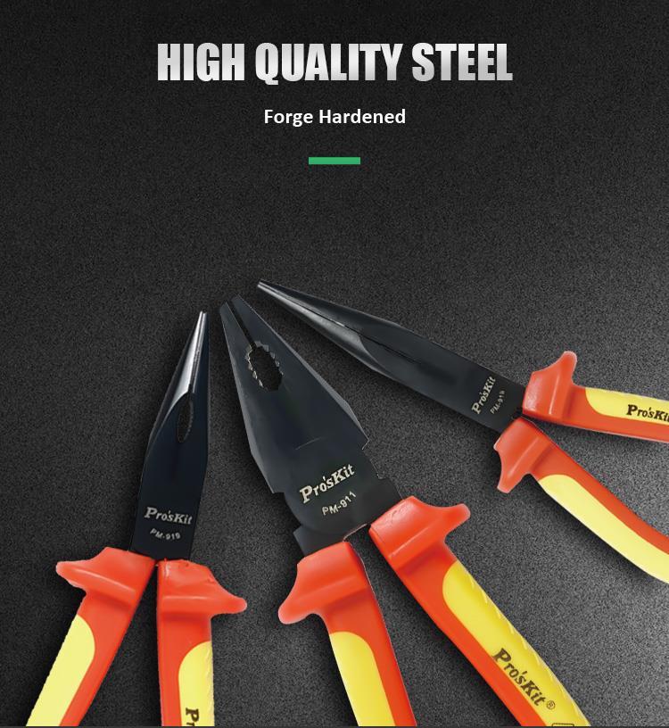 Pliers Screwdriver Set, 11 Pieces, PK-2802, PRO'S KIT