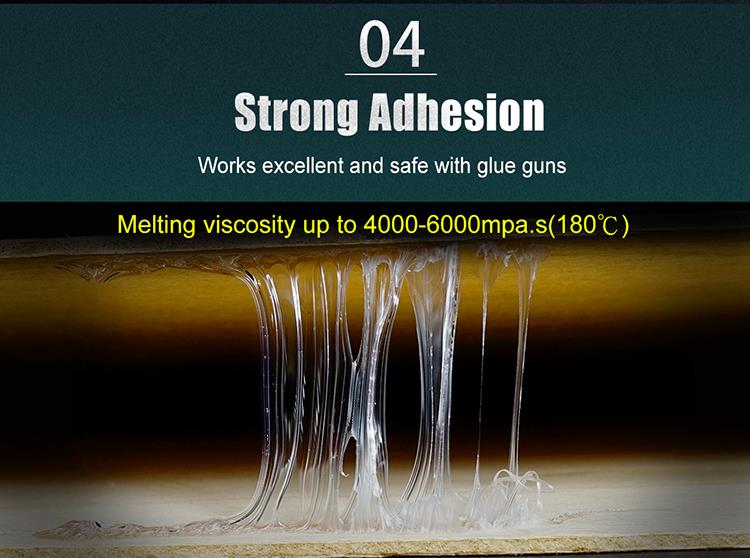 Silicone hot glue sticks GK-611160, Ф11x160mm, PRO'S KIT