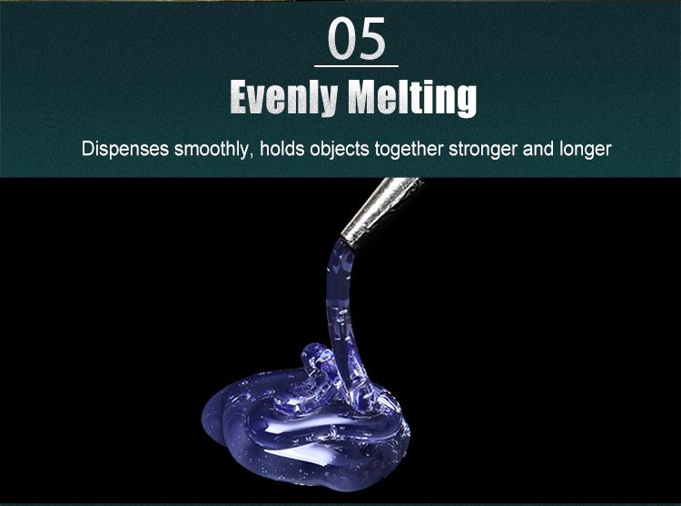 Силиконови пръчки за топло лепене GK-611160, Ф7x160mm, PRO'S KIT