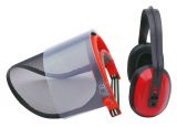 Safety set, face shield and ear muffs, PREMIUM