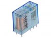 Relay electromagnetic 40.52.7.024.5000, Ucoil 24VDC, 15A, 250VAC, DPDT
