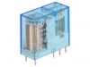 Relay electromagnetic 40.52.9.024.5000, Ucoil 24VDC, 15A, 250VAC, DPDT