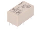 Relay electromagnetic DSP1-DC12V-F, Ucoil 12VDC, 5A, 250VAC, SPST+SPST, NO+NC