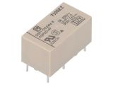 Relay electromagnetic DSP1-DC24V-F, Ucoil 24VDC, 5A, 250VAC, SPST+SPST, NO+NC