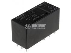 Реле електромагнитно G5RL-K1-E-12DC бобина 12VDC 16A 250VAC SPDT