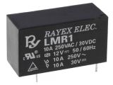 Relay electromagnetic LMR1-5D, Ucoil 5VDC, 12A, 250VAC/30VDC, SPDT, NO+NC
