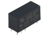 Relay electromagnetic LMR2-5D, Ucoil 5VDC, 5A, 250VAC/30VDC, DPDT, 2xNO+2xNC