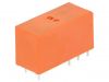 Relay electromagnetic 7-1393243-0, Ucoil 48VDC, 8A, 250VAC, DPDT
