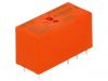 Relay electromagnetic 7-1393243-9, Ucoil 230VAC, 8A, 250VAC, DPDT