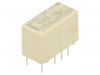 Relay electromagnetic 3-1393789-7, Ucoil 12VDC, 2A, 125VAC, DPDT