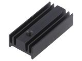 Radiator HS-112-25-PIN for cooling, 6.5x12x25.4mm, aluminum