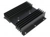 Radiator HS-201 for cooling, 25x102x100mm, aluminum