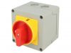 Rotary cam switch 16A, 400VAC, 3 sections, 3 contacts, 2 positions, GX1610P25, access control