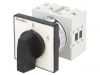 Rotary cam switch 16A, 400VAC, 2 sections, 3 contacts, 2 positions, GX1610U