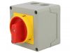 Rotary cam switch 20A, 400VAC, 2 sections, 3 contacts, 2 positions, GX2010P25, access control