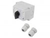Rotary cam switch 25A, 690VAC, 3 sections, 3 contacts, 2 positions, LK25R-2.8211\OB2