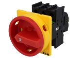 Rotary cam switch 32A, 400VAC, 1 section, 3 contacts, 2 positions, P1-32/EA/SVB, access control
